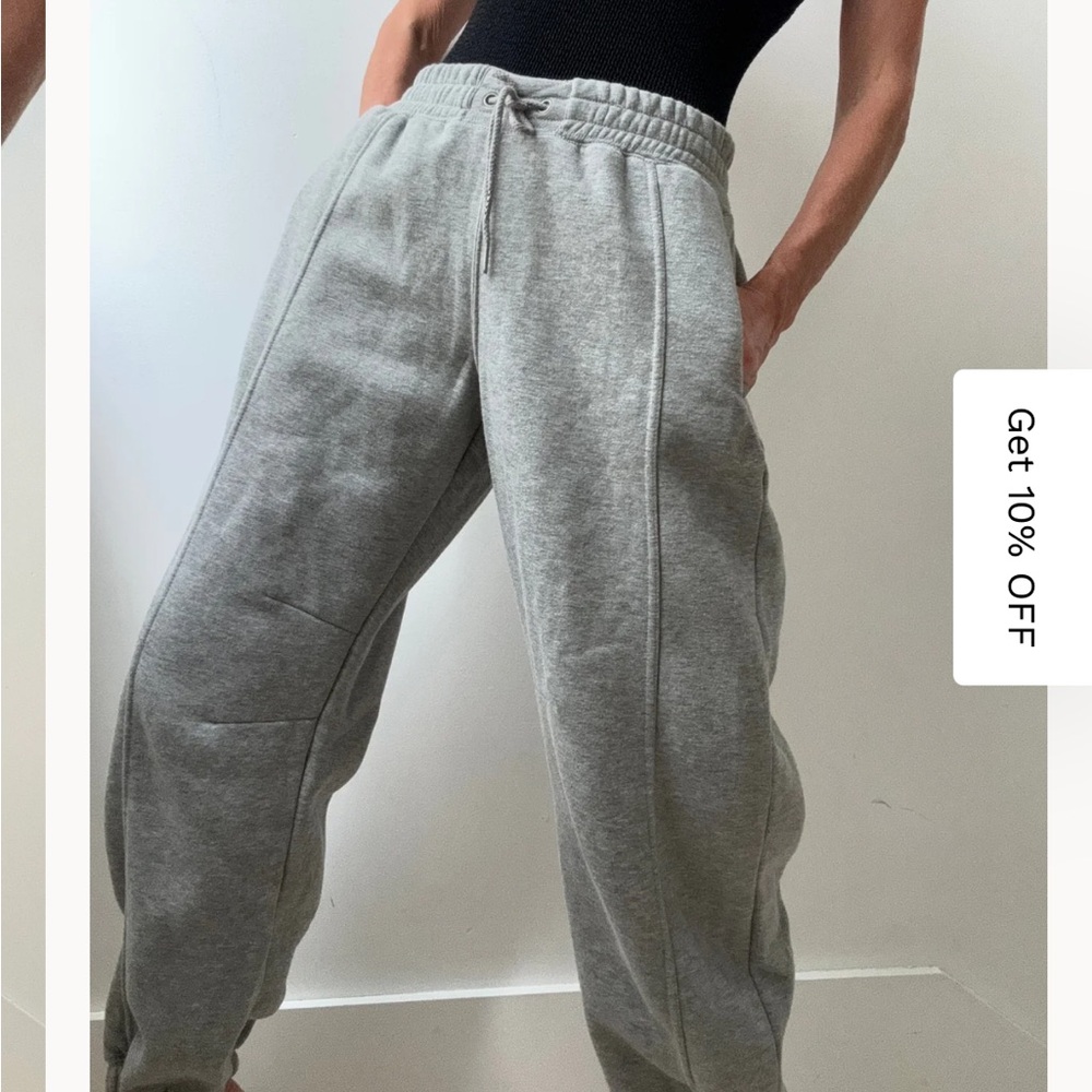 FP Movement by Free People Gray Fleece Jogger Sweatpants Women’s M Athleisure - Picture 4 of 8